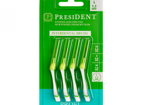 ёршики межзубные PRESIDENT PROFI L арт.401306
